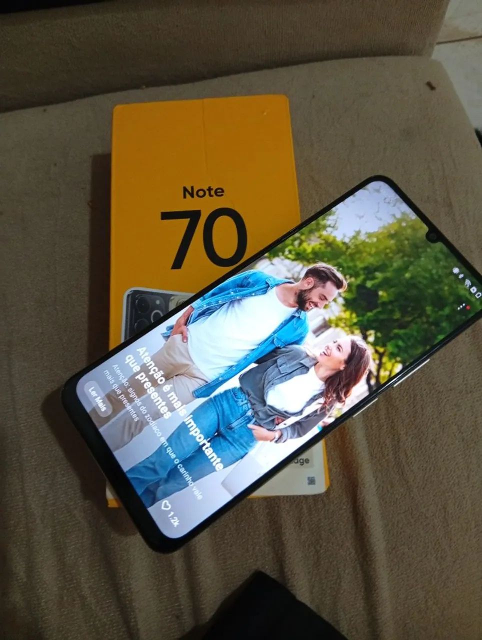 VENDO CELULAR NOVO NOTE 70  - Foto 2