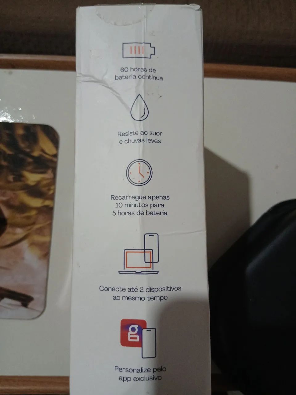 Fone De Ouvido Over Ear Aermood Preto - Foto 5