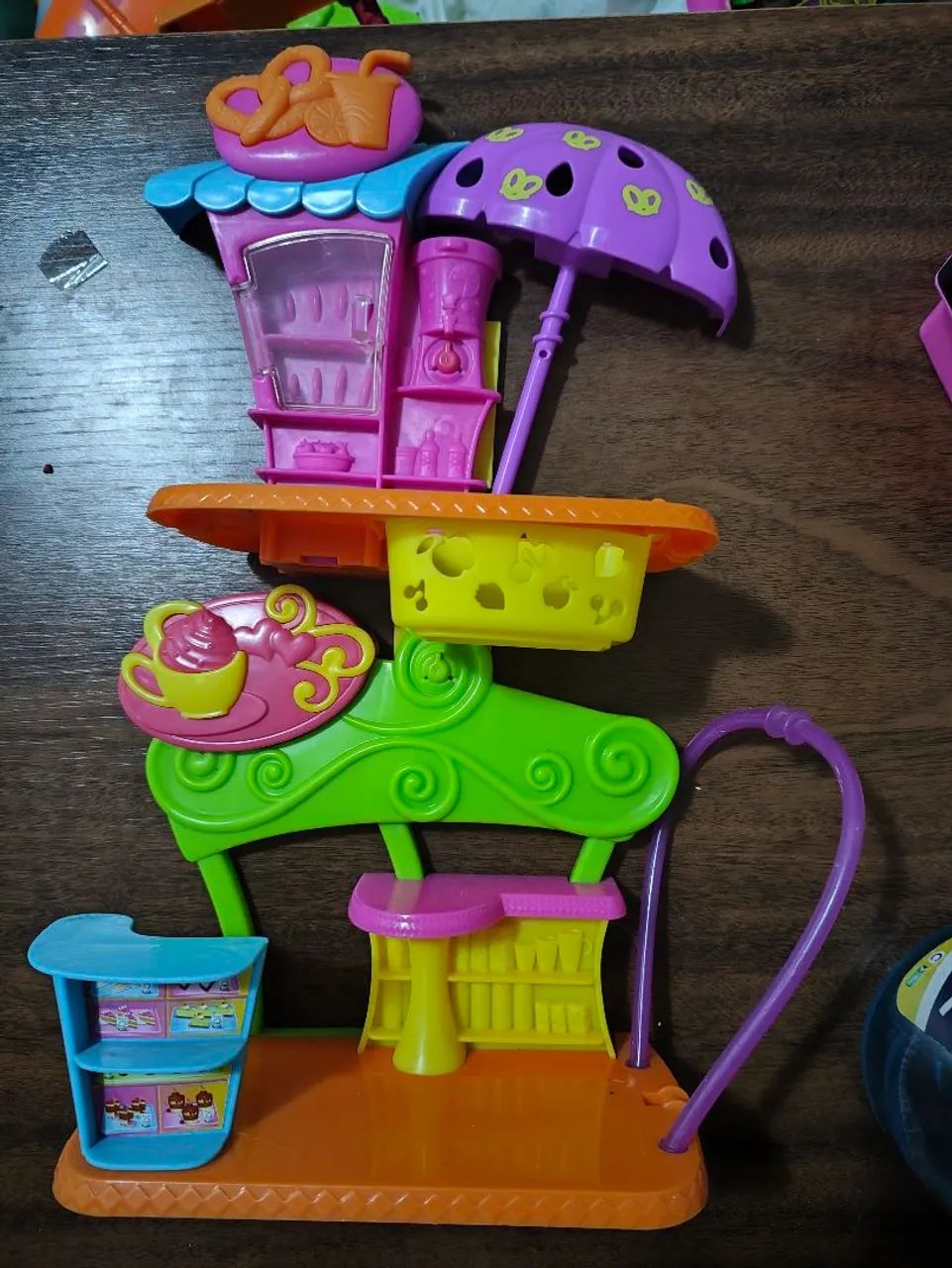 Polly Pocket Cafeteria que gruda na parede 