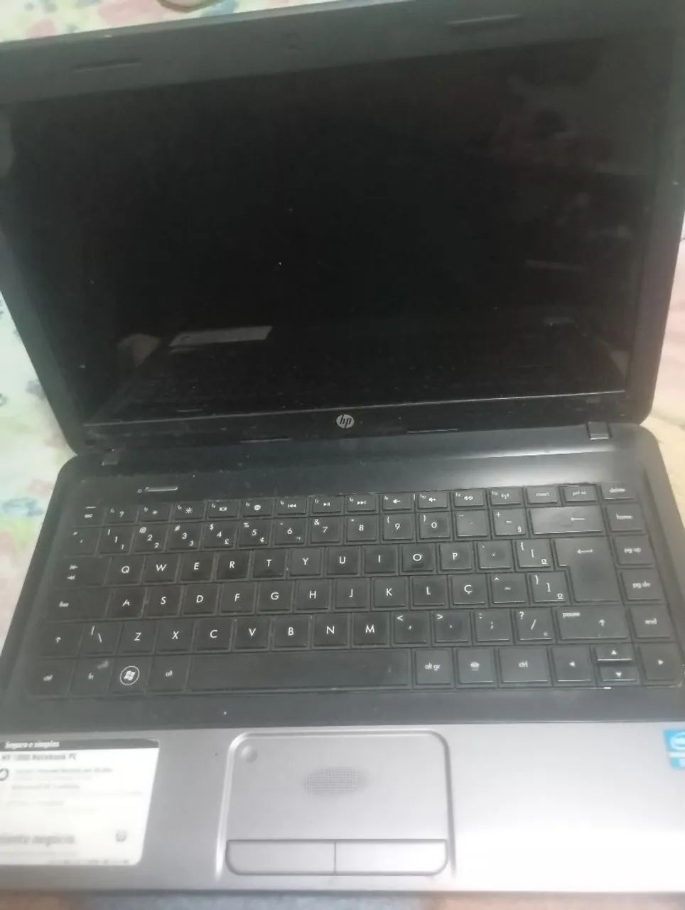 Not book HP pavilion para retirar peças  - Foto 3