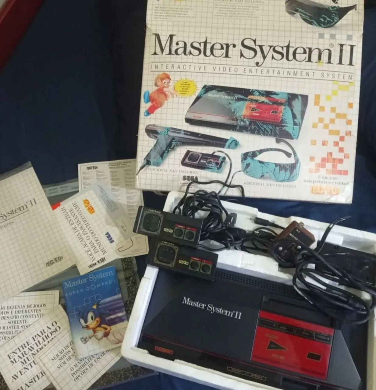 Master system 2 na caixa + jogo 