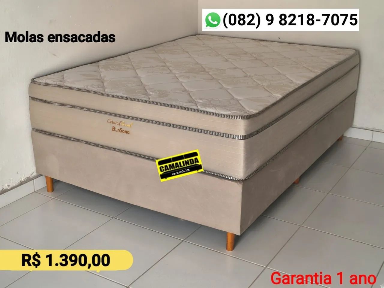 Cama Box Entrega Grátis Para Maceió . - Foto 2