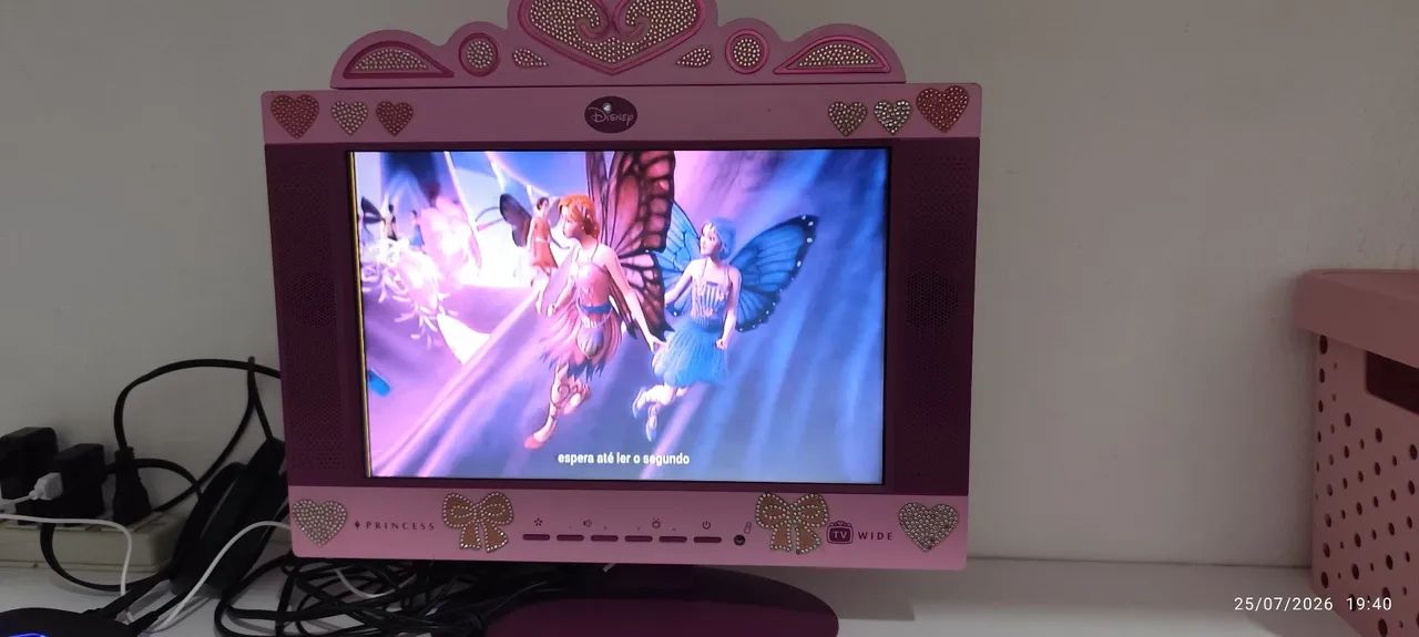 Tv da princesa lcd 13,5 polegadas  - Foto 4
