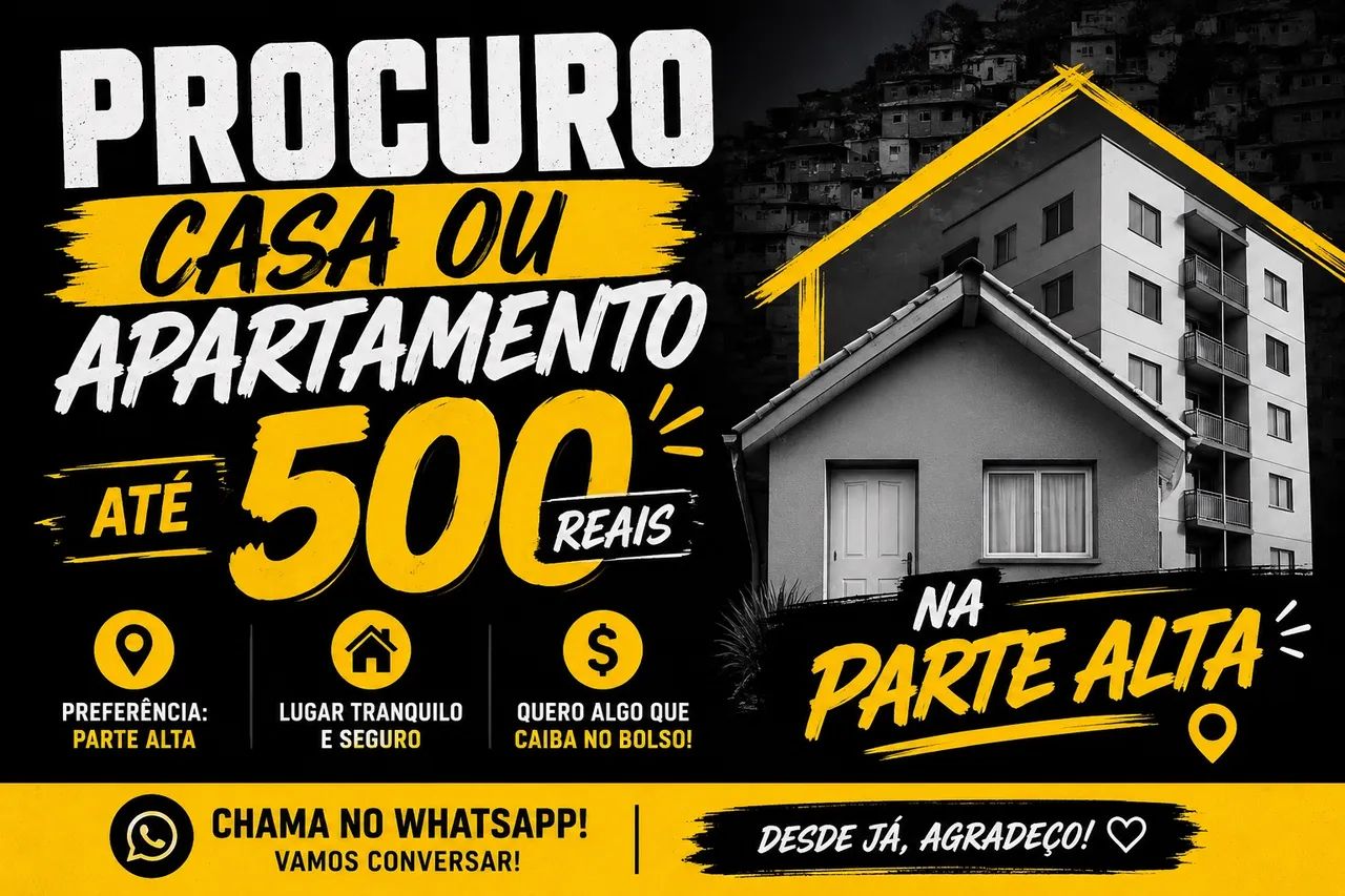 Alugo casa ou apartamento 