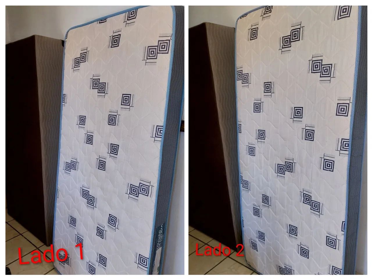 Vendo colchão de solteiro com base box.