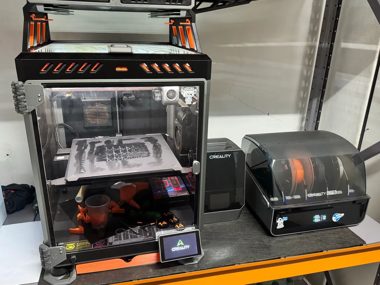 Impressora 3D K1 MAX com kit CFS e Secador filamento duplo - Foto 5