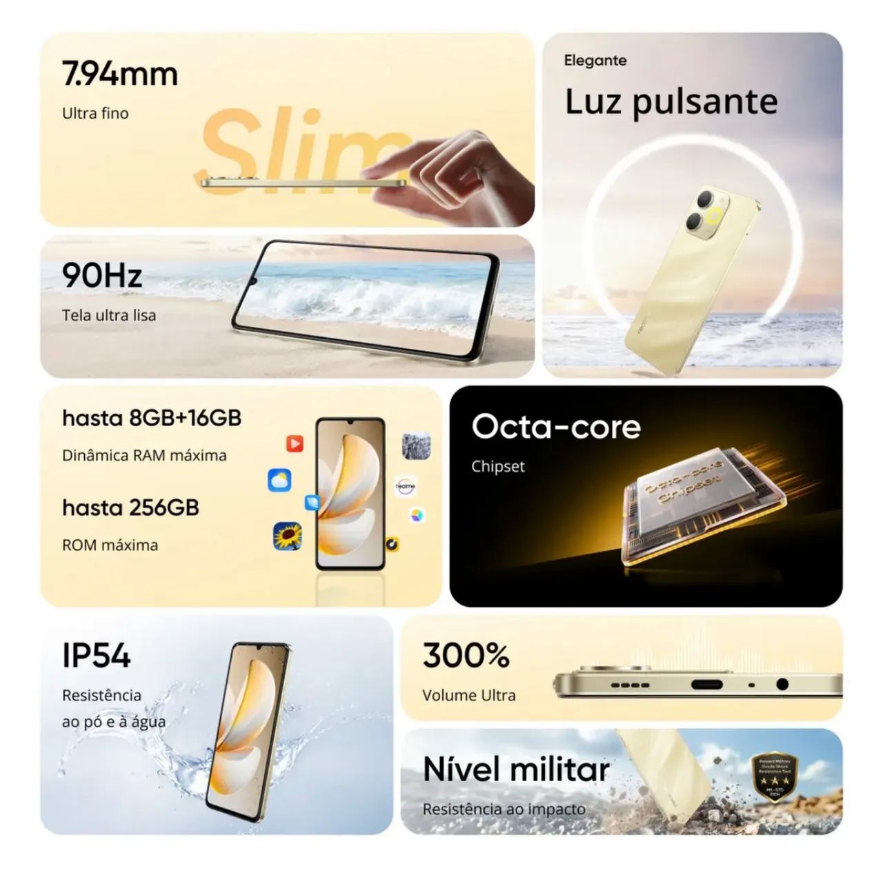 Smartphone Realme Note 70 128GB 4GB RAM - Foto 2