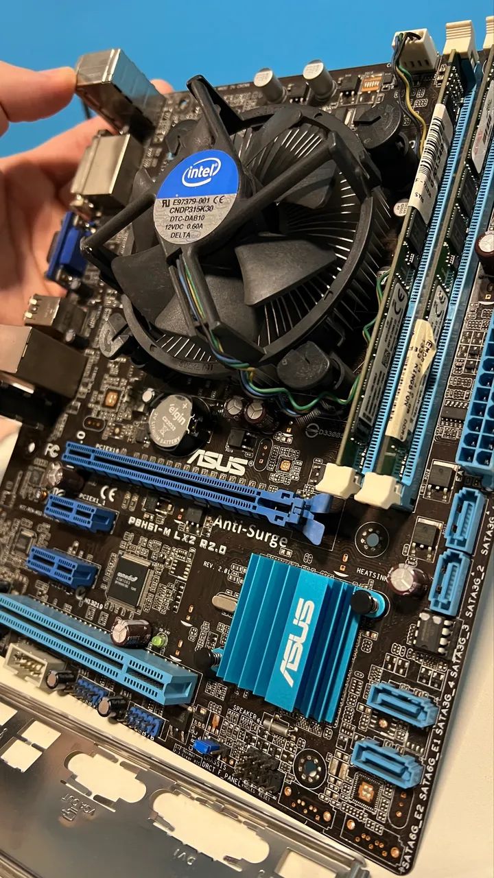 Kit core i3 8GB Placa Asus - Foto 5