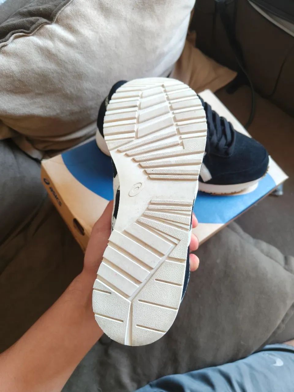 Tênis Asics camurça original n38 - Foto 4
