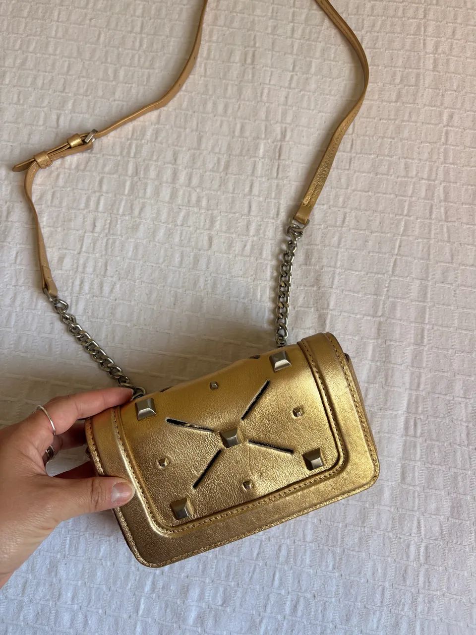 Bolsa Schutz em couro - Foto 3
