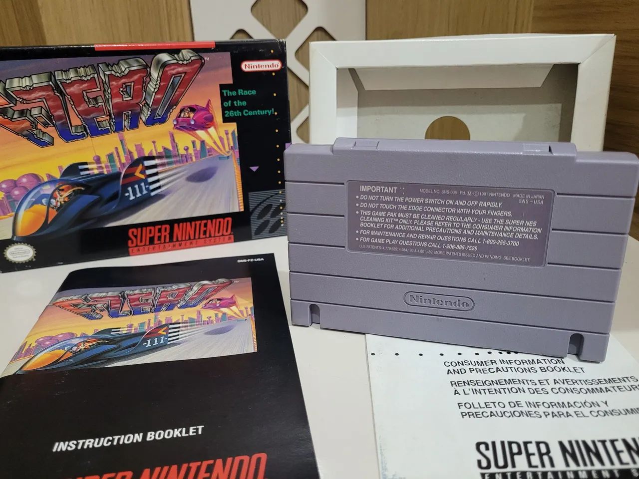 F-Zero snes super nintendo  - Foto 3