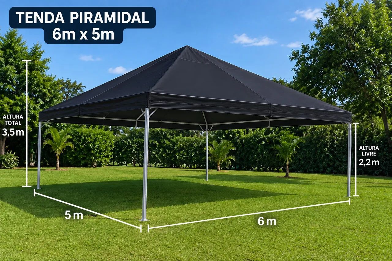 Tenda 6x5 nova sem uso 