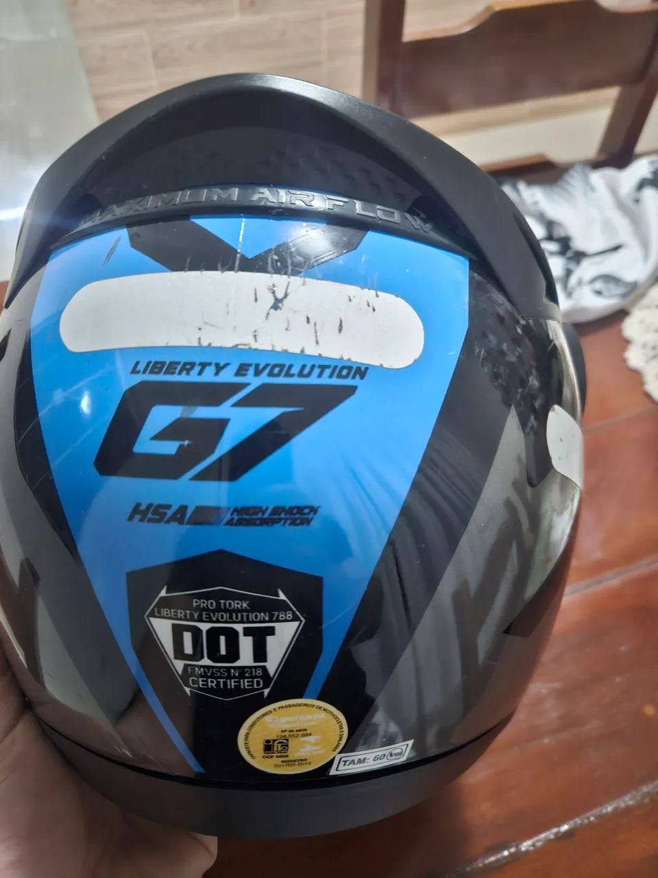  Capacete Tork Liberty Evolution G7 - Foto 3