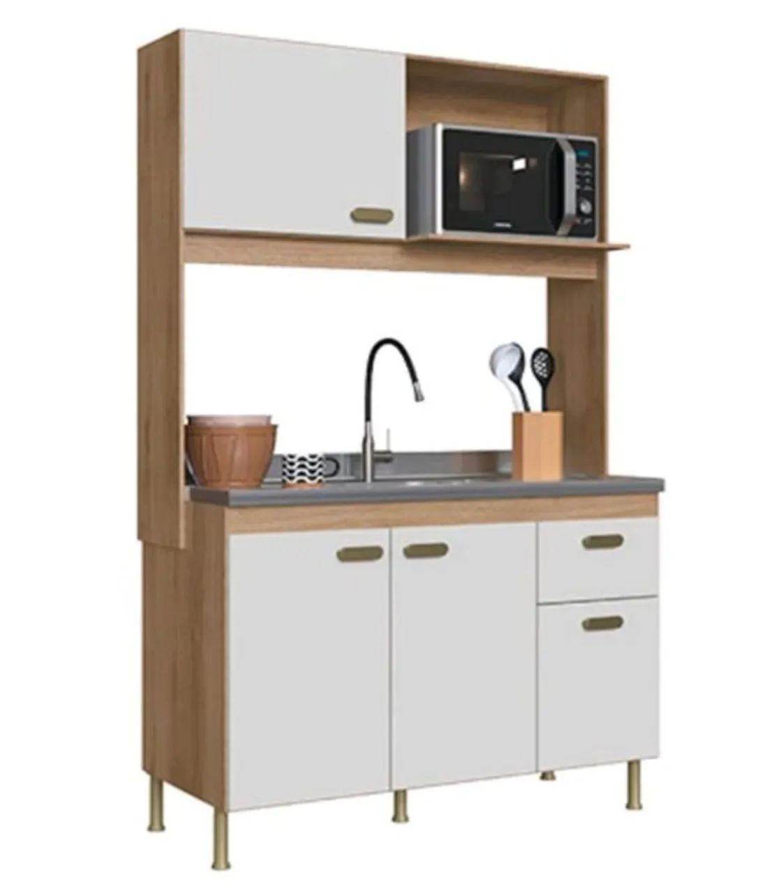 Cozinha compacta 4 portas nova