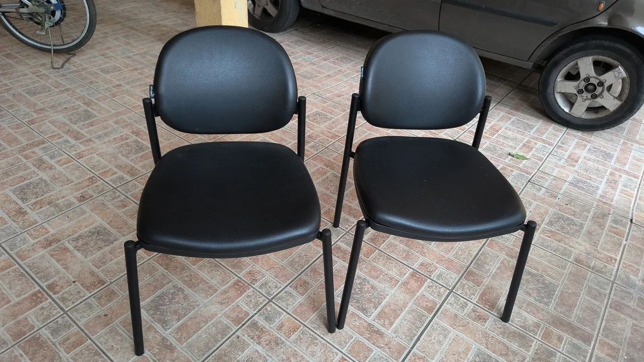 2 Cadeiras decoração, sala ,escritório, salão beleza - Foto 3