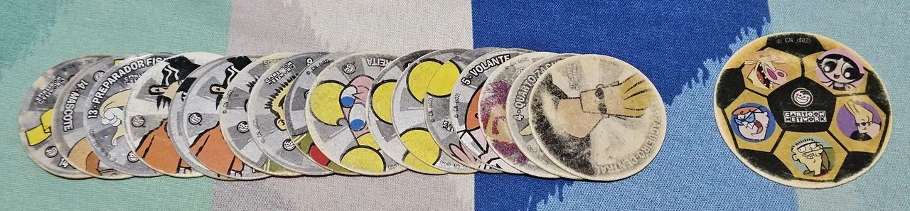 Lote 88 tazos copa toon normal prata ouro elma chips ler descrição - Foto 4