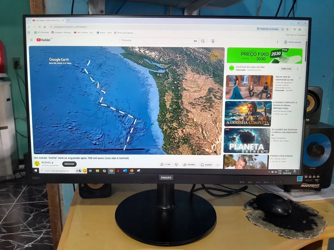 Monitor PHILIPS 24 polegadas 