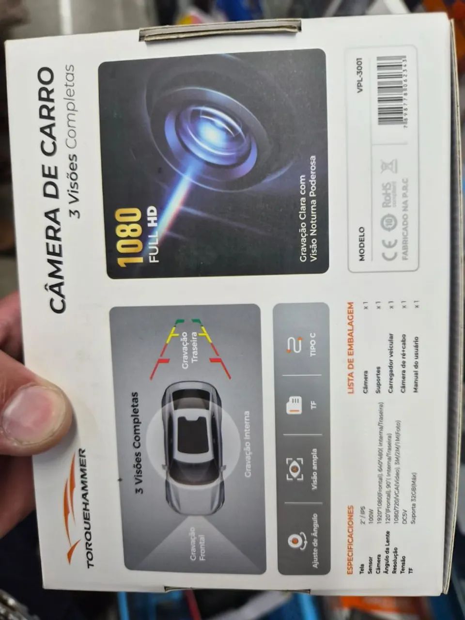 Câmera Veicular Full HD 1080P - Foto 2