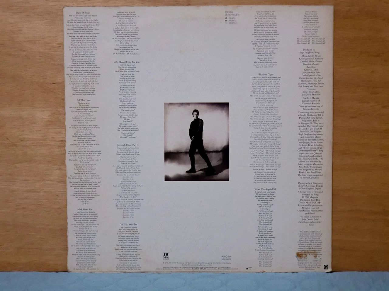 Disco de vinil: Sting - The Soul Cages - Foto 2