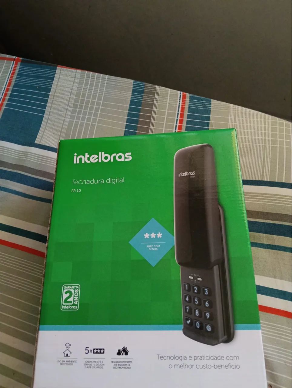 Fechadura eletrônica intelbras