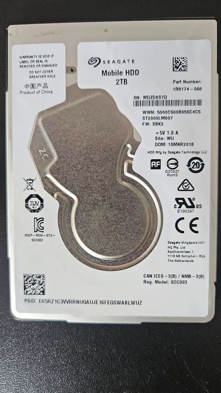 HD 2 TB SEAGATE NOTEBOOK - Foto 2