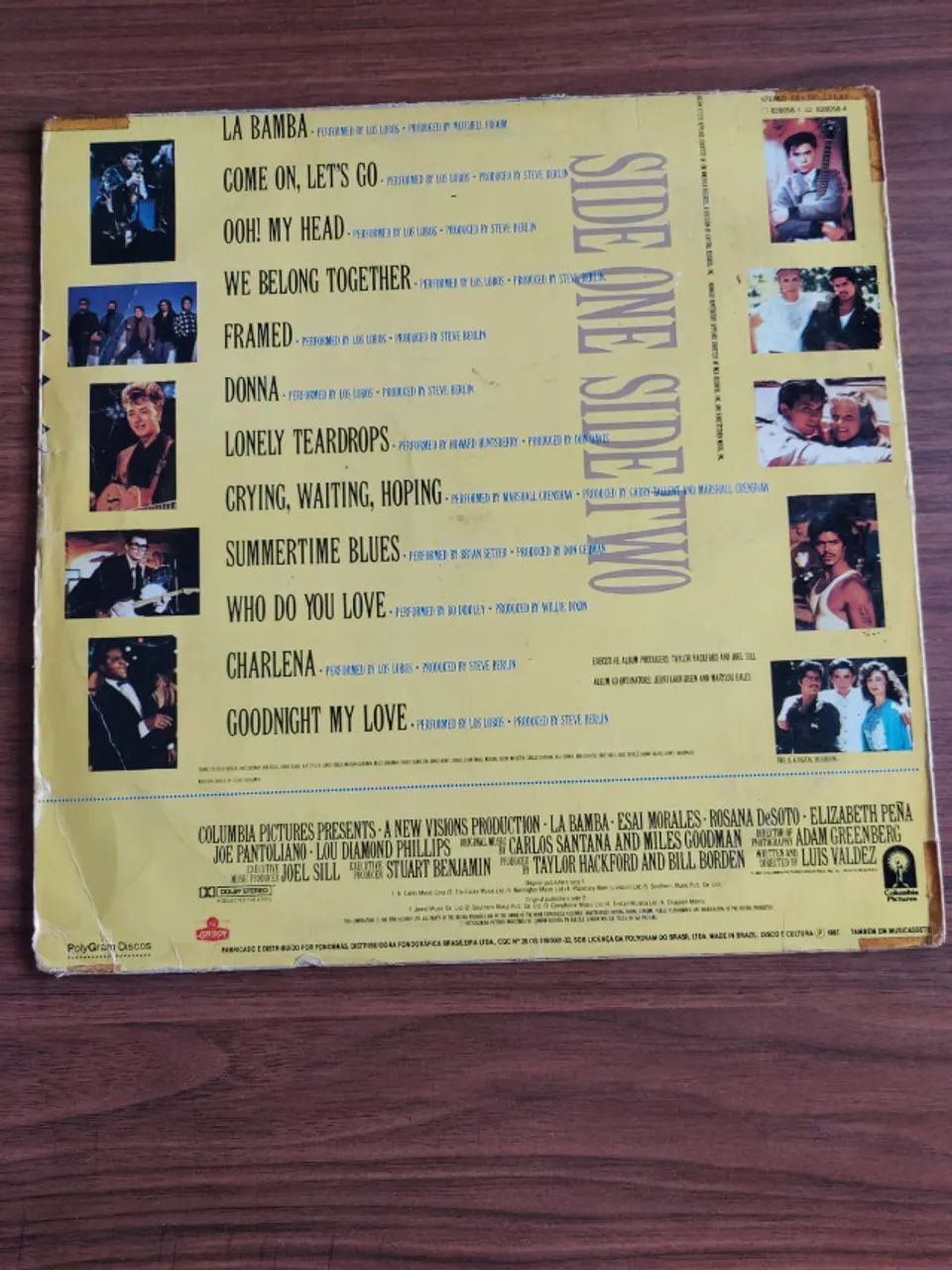 Disco Vinil:"La Bamba"(Los Lobos; Howard Huntsberry; Marshall Crenshaw; Brian Setzer) - Foto 2