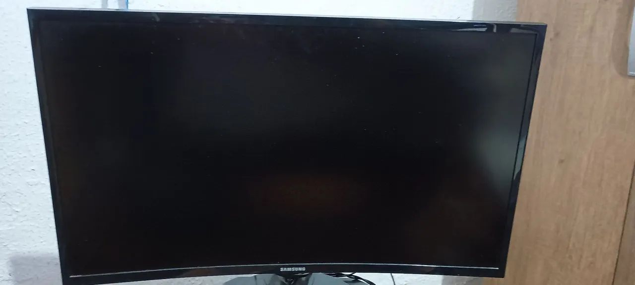 Monitor curvado gamer (queimado)