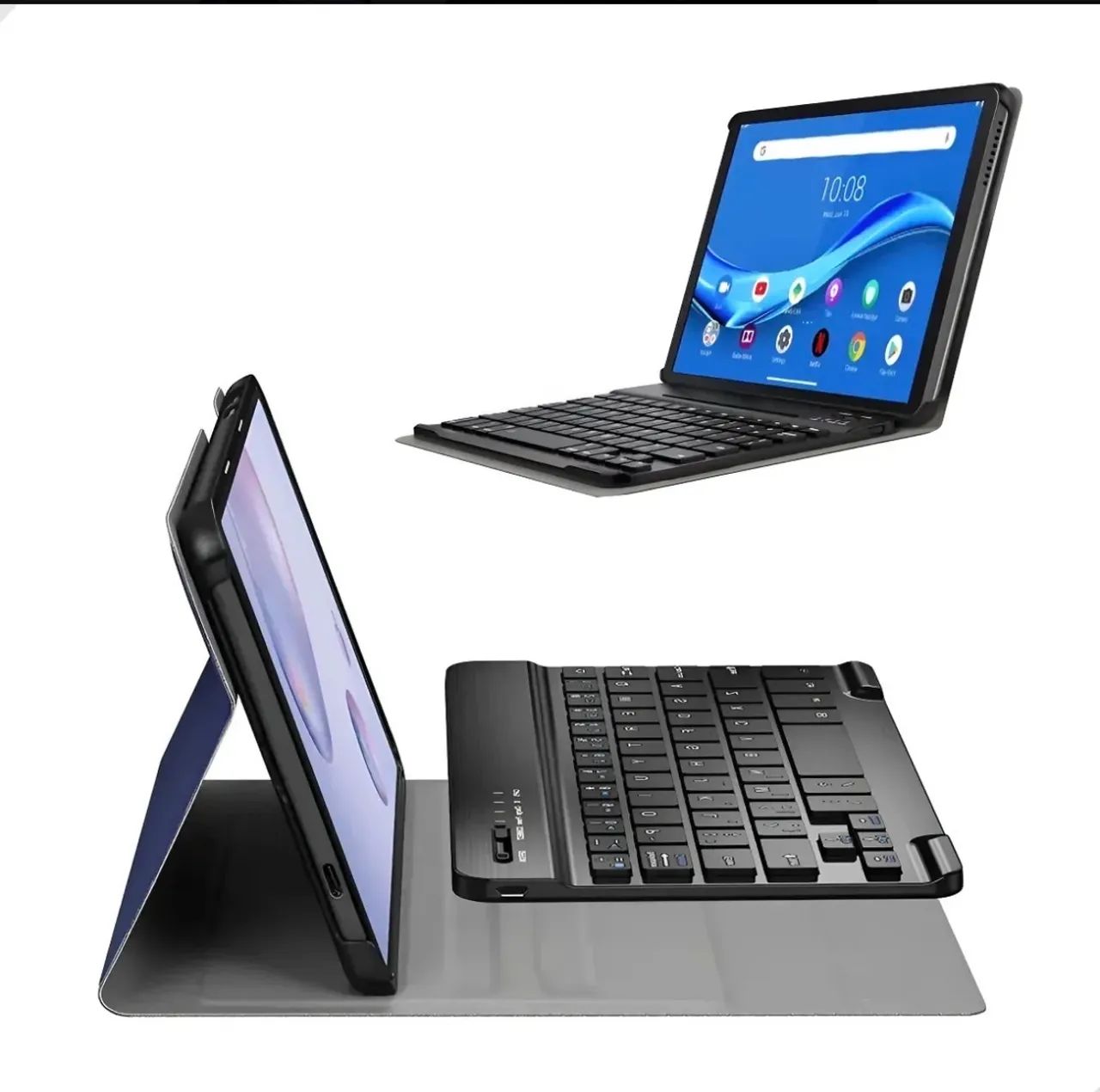 Tablet 10.1 Android 13 6gb 128gb Dual Chip + Teclado E Canet - Foto 2