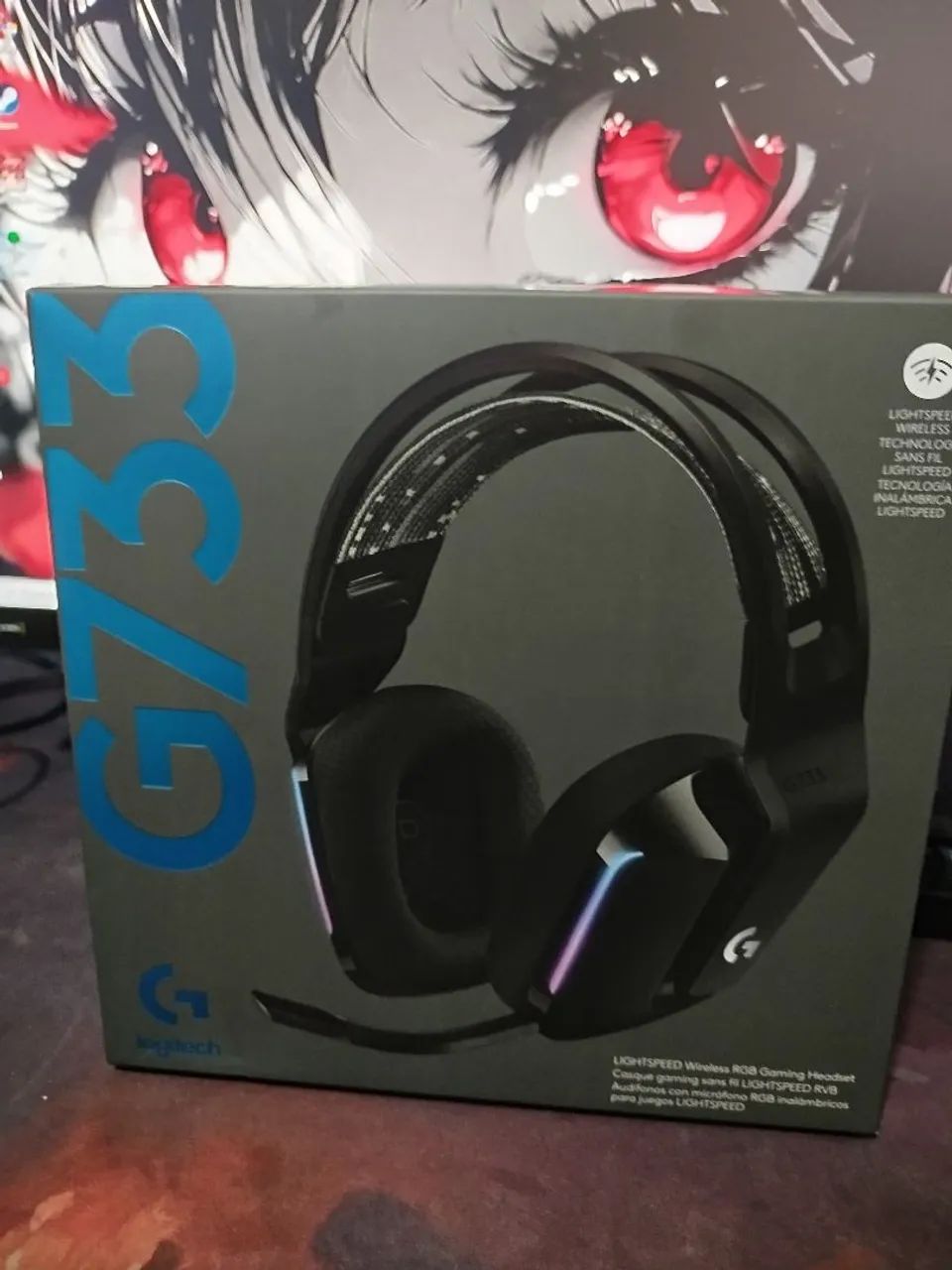 Headset sem fio Logitech G733 - Foto 4