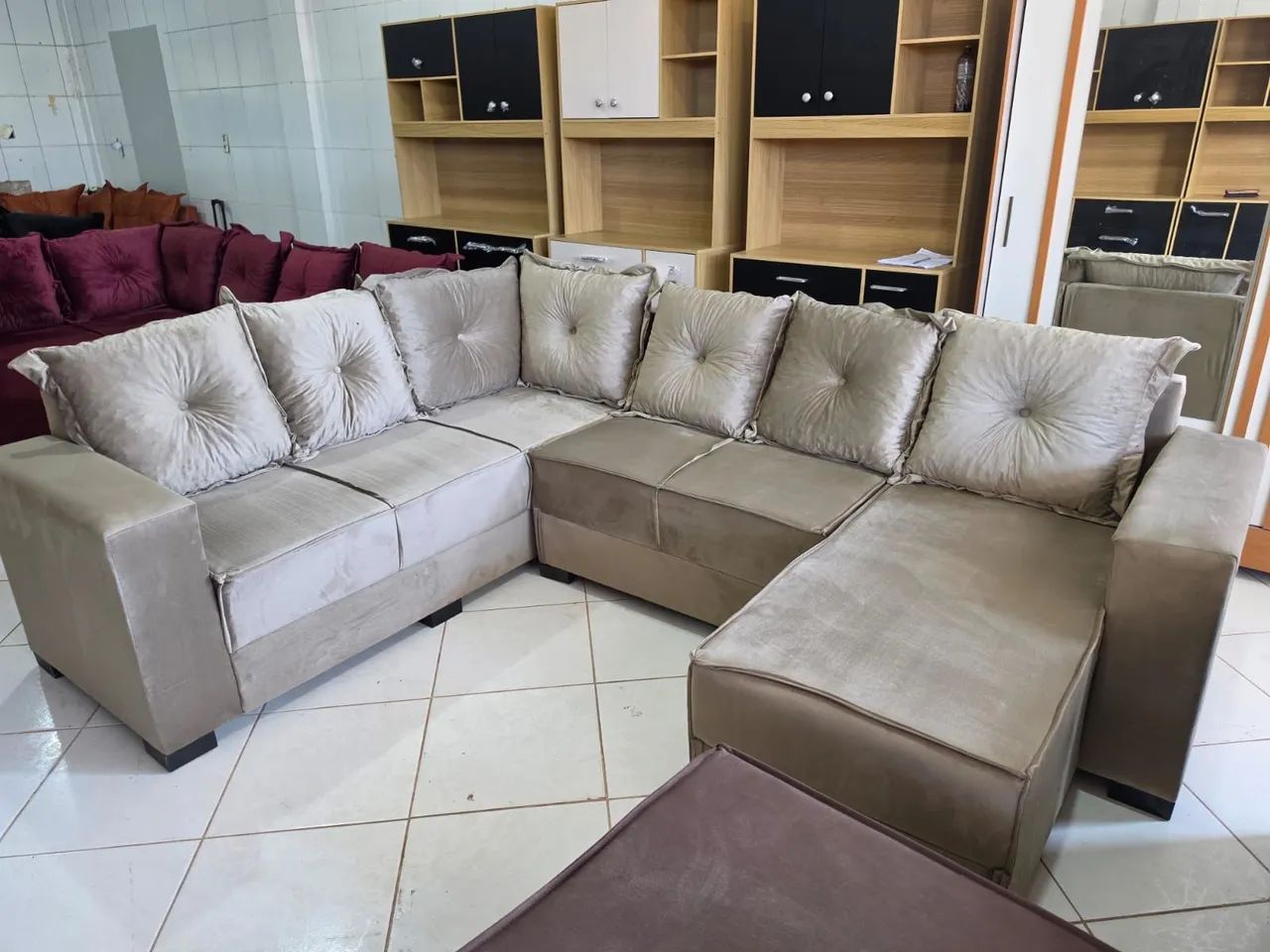 Sofa de canto com chaise novo  - Foto 2