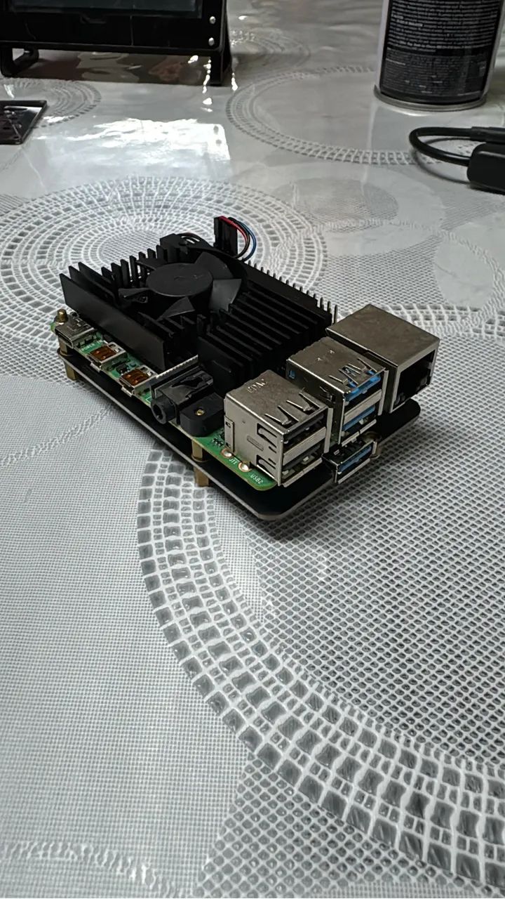 Kit Mini Servidor NAS Raspberry Pi 4 4GB + Case Alumínio 52Pi - Foto 4