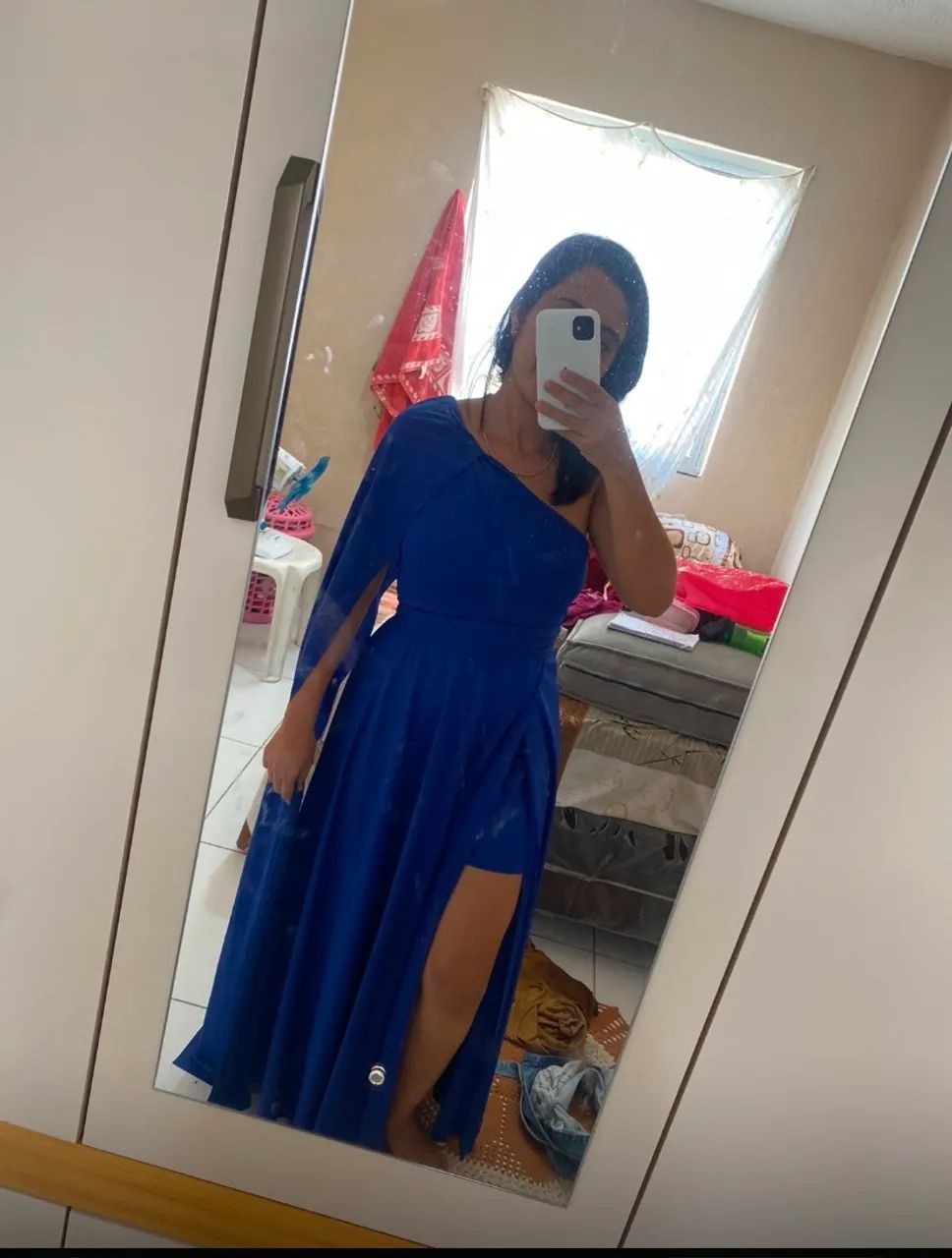 Vestido de formatura azul  - Foto 2