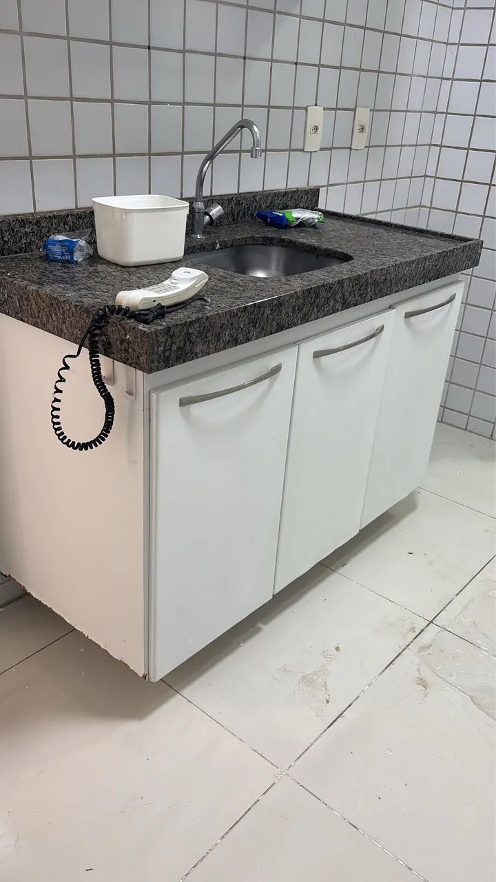Bancada de granito e Cuba de inox - Foto 2