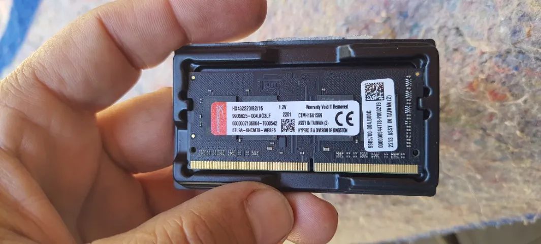 Memória Ram 16 gb ddr 4 3200 mhz notebook