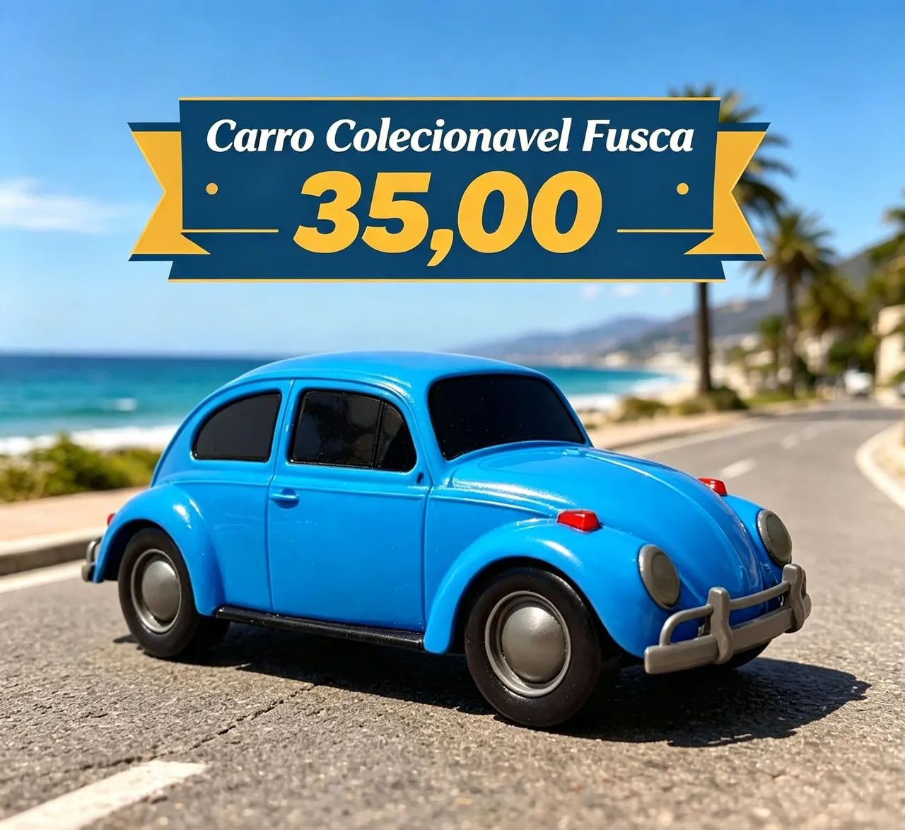 CARRO FUSCA COLECIONAVEL  - Foto 2