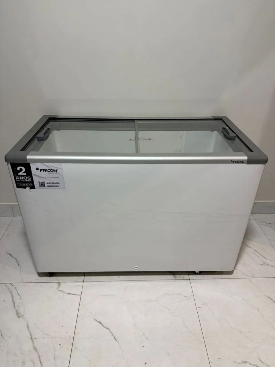 Freezer Tampa de Vidro 
