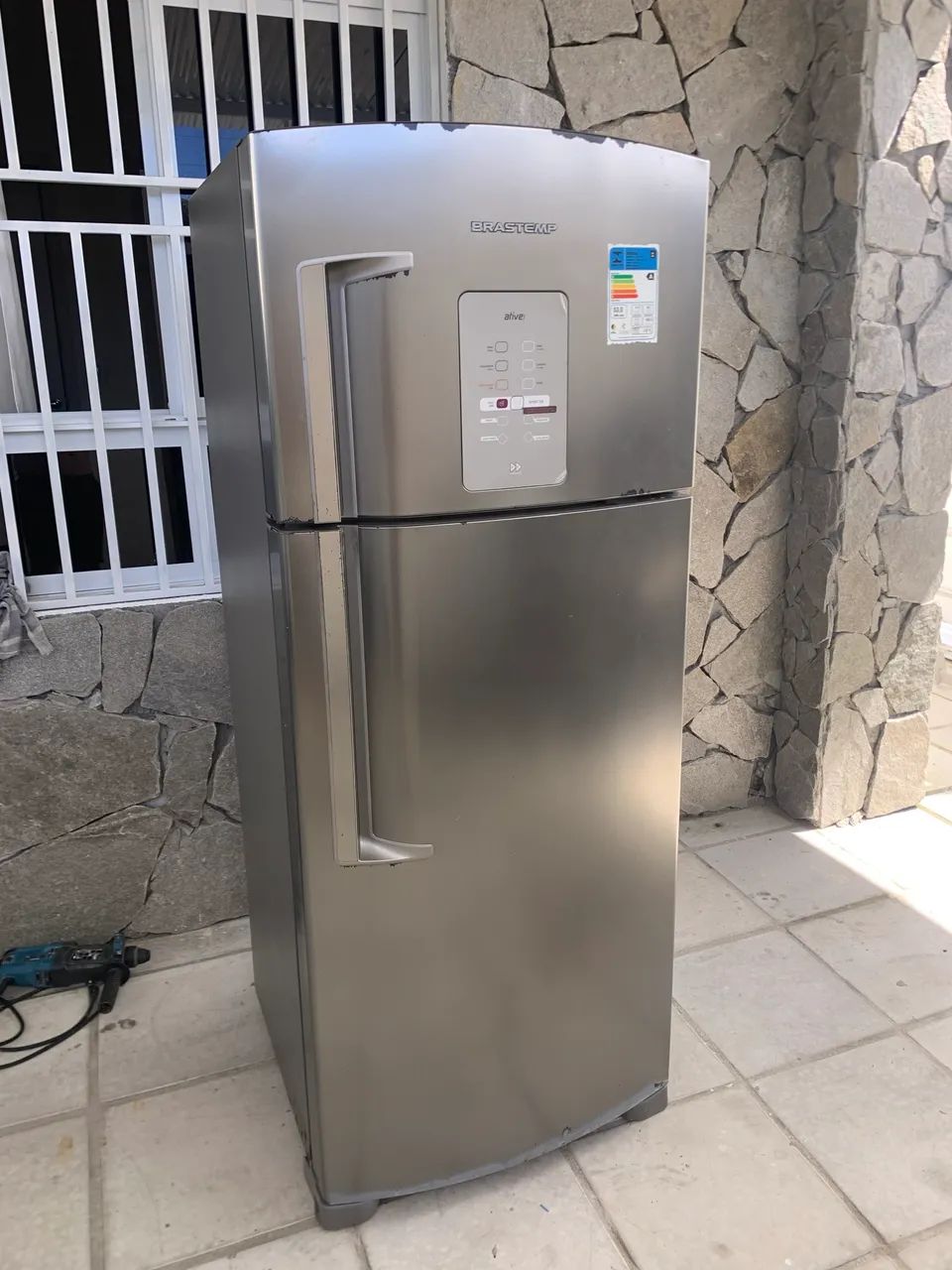 Geladeira BRASTEMP INOX CONSERVADA 