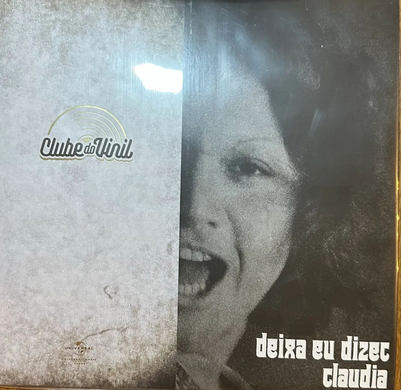 Claudia Deixa Eu Dizer vinil branco reedição Clube do Vinil - Foto 2