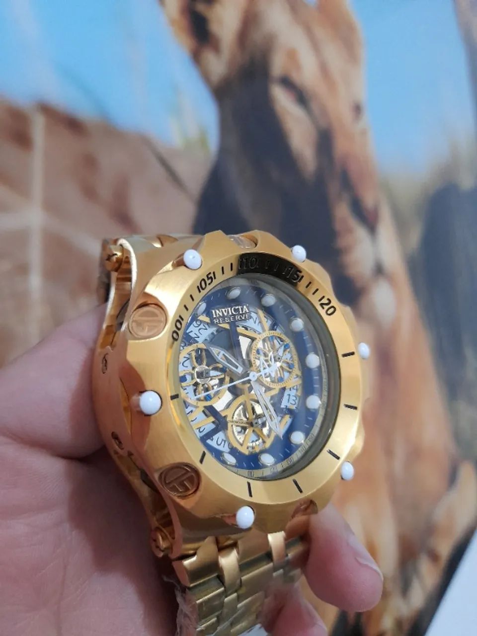 Relógio INVICTA VENOM HIBRID SKELETON MULTIFUNCIONAL - ENTREGAMOS  - Foto 5