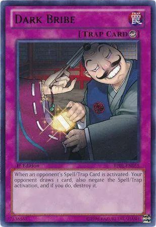 Yugioh!!! Dark Bribe BP01-EN055 Rare