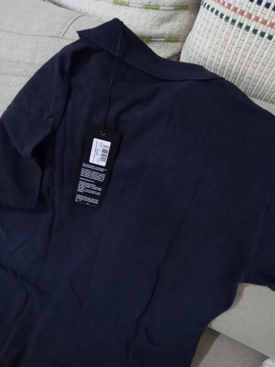 Camisa Polo Ellus Cinza Tam. G - Foto 2