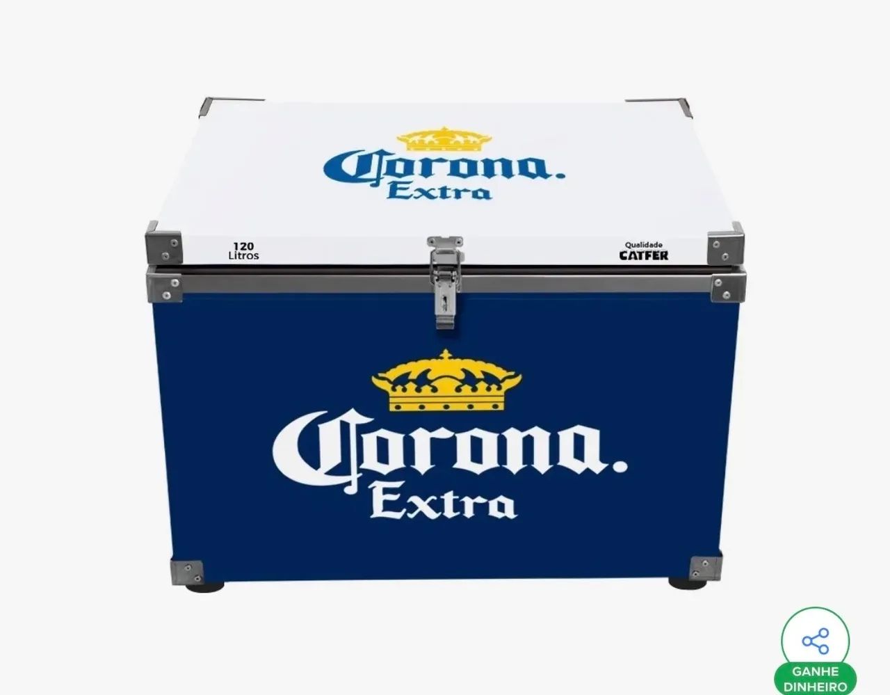 Cooler Caixa Térmica Corona 120 Litros Para Bebidas - Foto 2