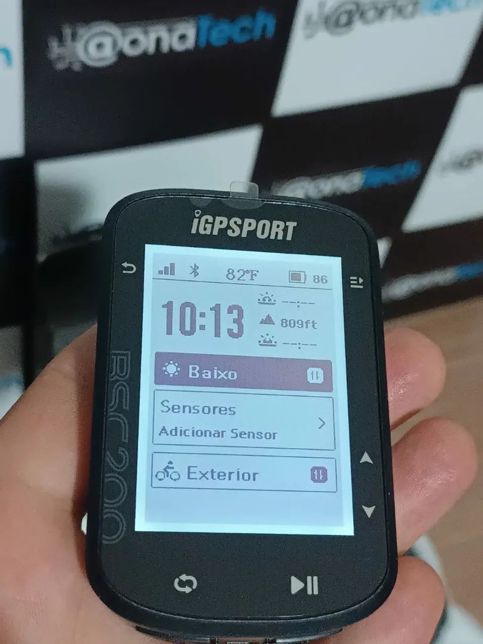 Ciclo computador / GPS IGPSPORT BSC200 COM PELOCULA, ALÇA PROTECAO E CAPA DE SILICONE - Foto 5