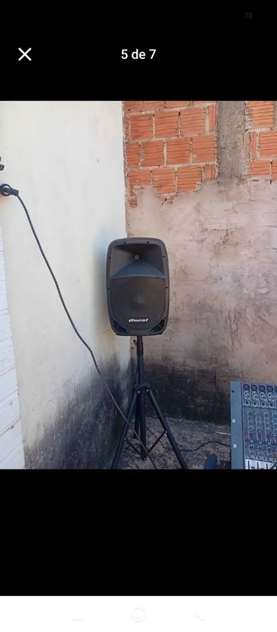Som com 1 microfone completo  - Foto 3
