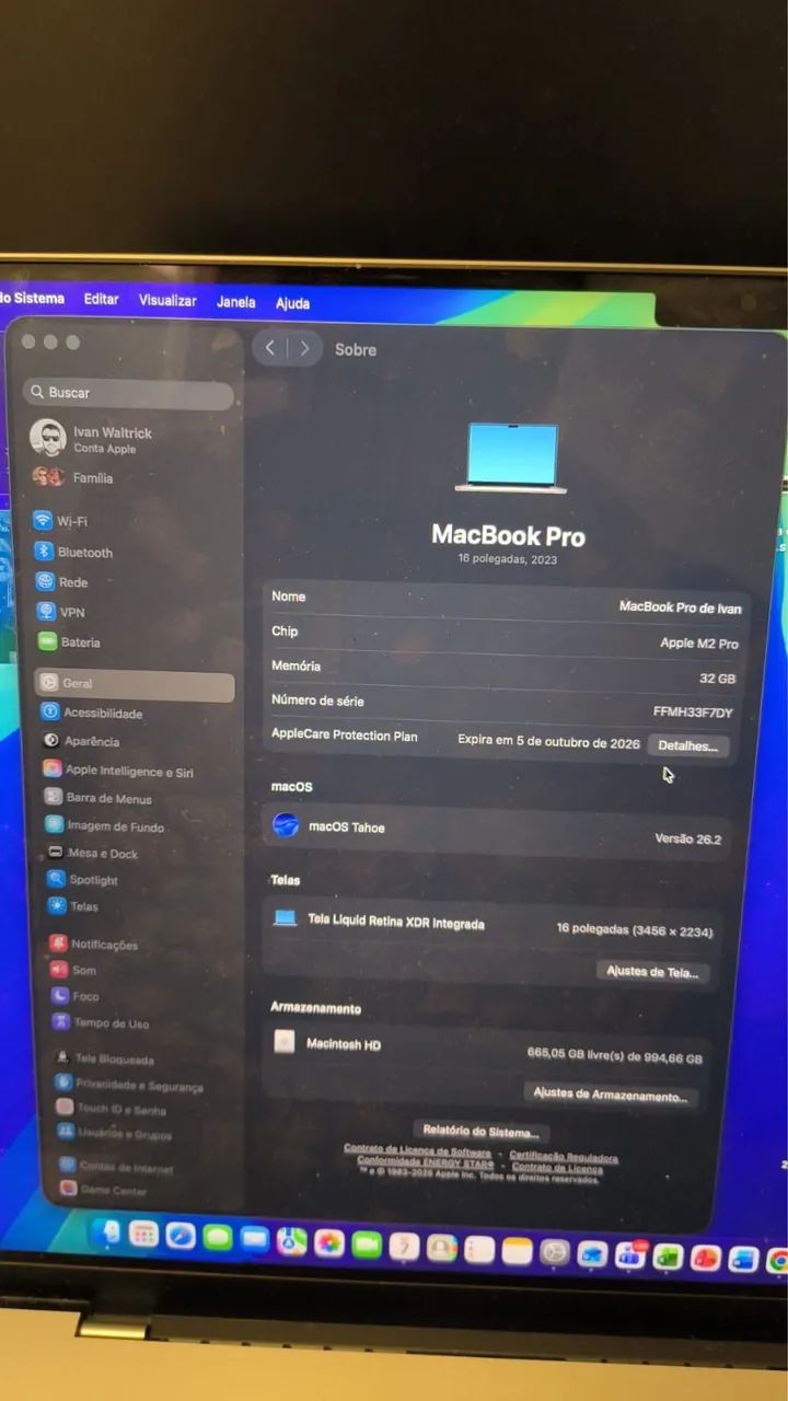 MacBook Pro 16 32 GB 1 TB SSD M2 Pro