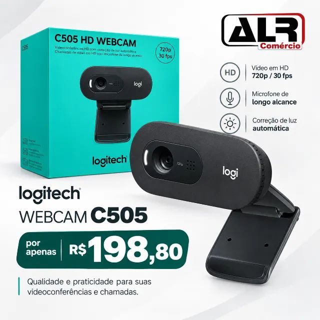 WEBCAM C505 720P LOGITECH