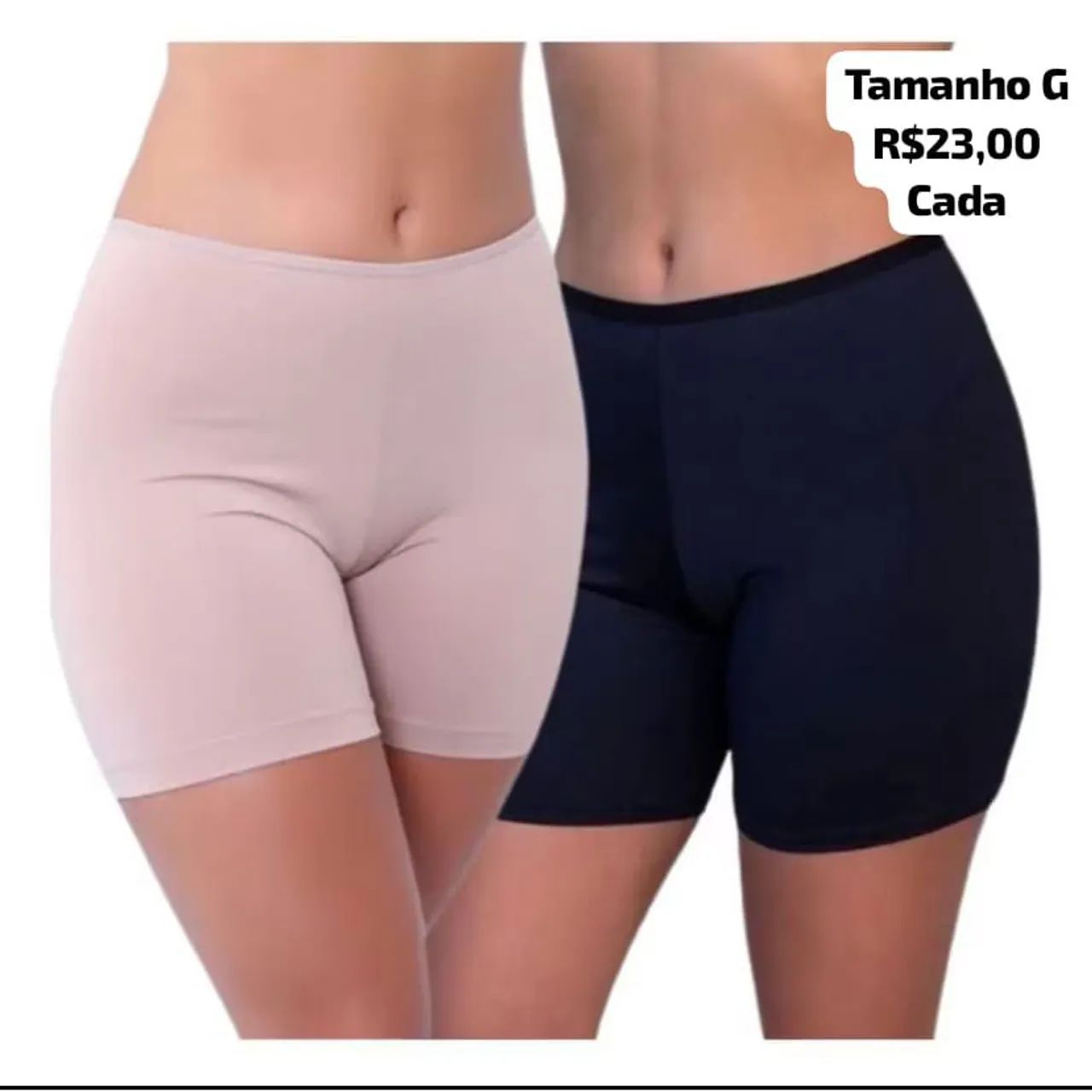 Short segunda pele Anágua conforto e estilo 