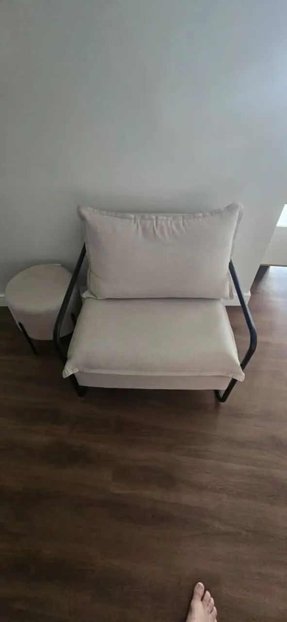 POLTRONA DIVA + PUFF ? MODELO DE R$ 1.800 NAS CASAS BAHIA! - Foto 3