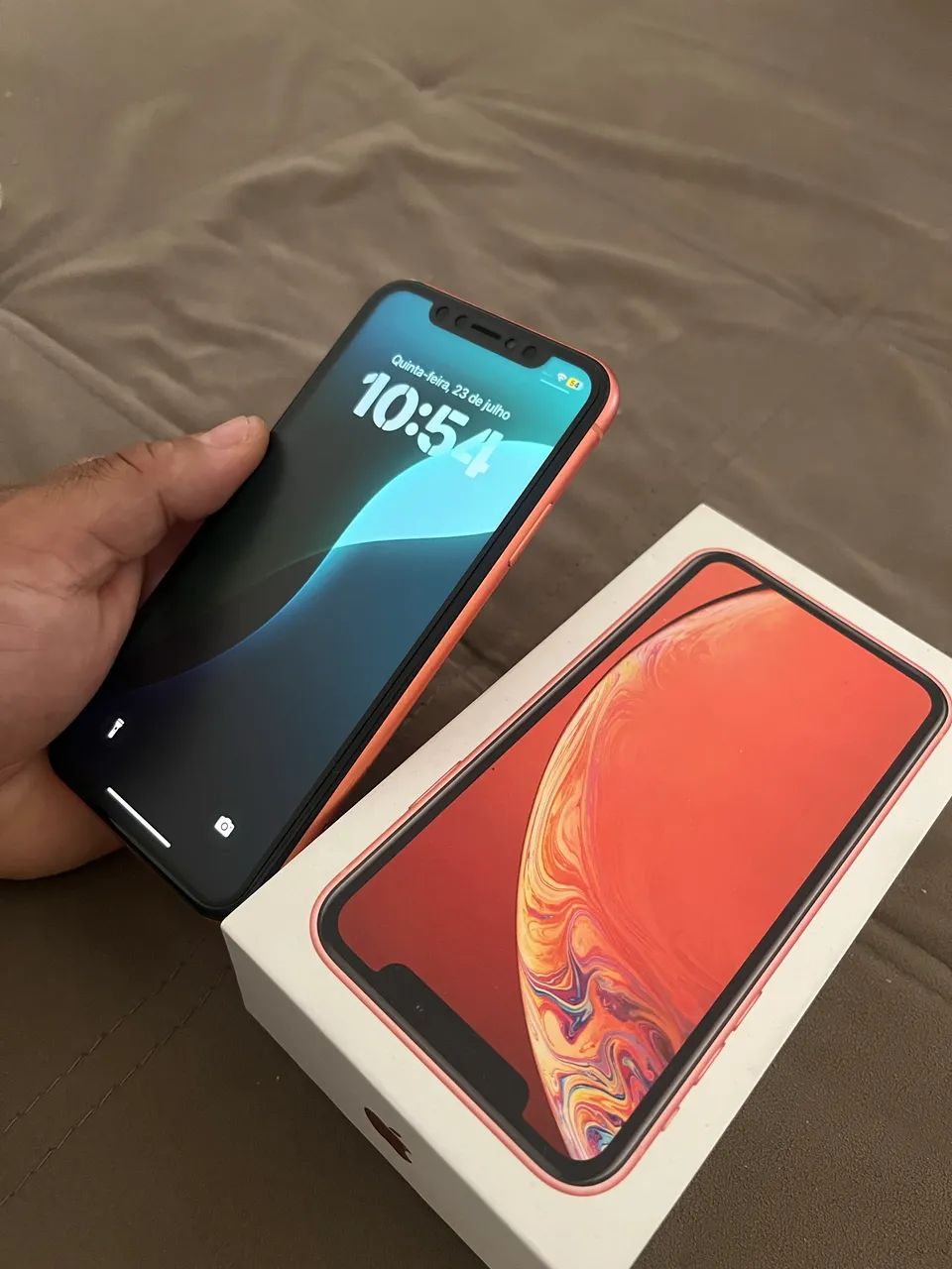 Celular iPhone XR com caixa todo original  - Foto 2