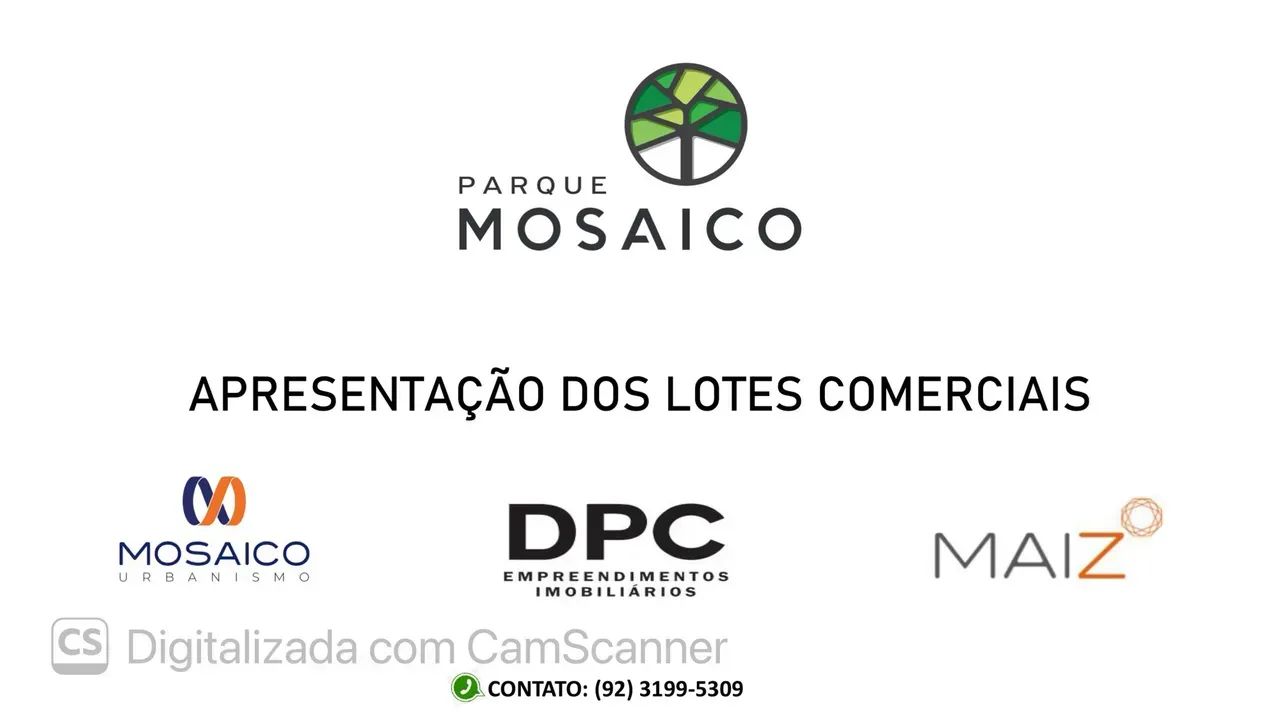 LOTES COMERCIAIS | PARQUE MOSAICO